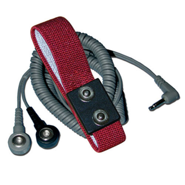 Transforming Technologies Dual Wire Wrist Strap, Red/Black, 4mm WB0025